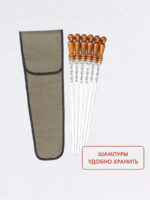 Набор шампуров 67 см в широком чехле (оксфорд) BRENGER BR-SHD-OSH-002