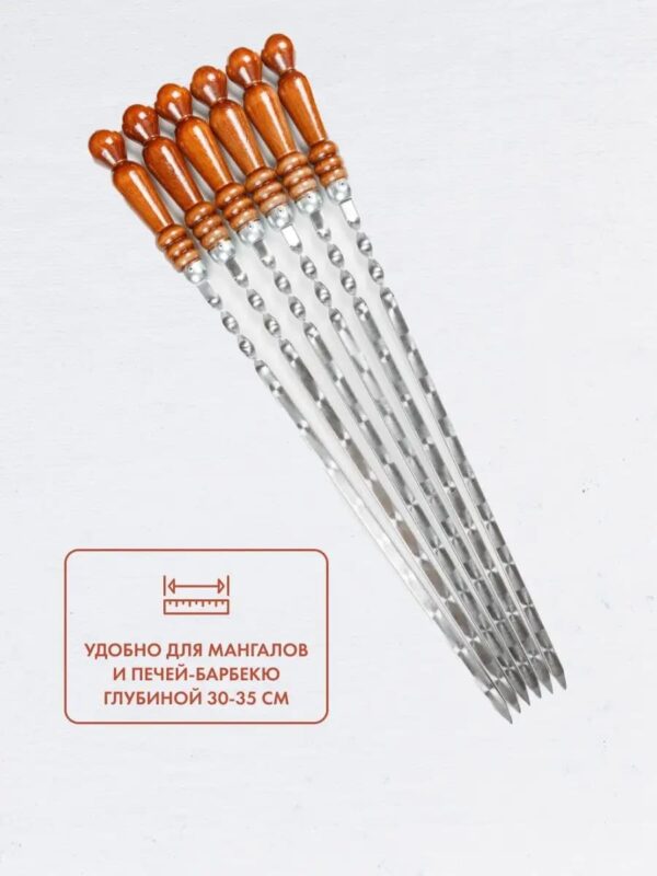 Набор шампуров 62 см в узком чехле (оксфорд) BRENGER BR-SHD-OU-001