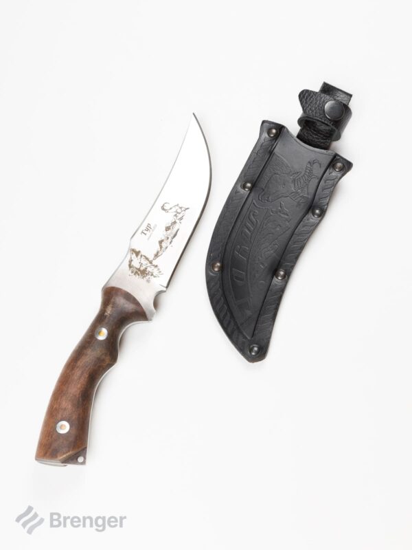 Шашлычный набор «BRENGER Hunter» в чехле из натуральной кожи, 4 пр