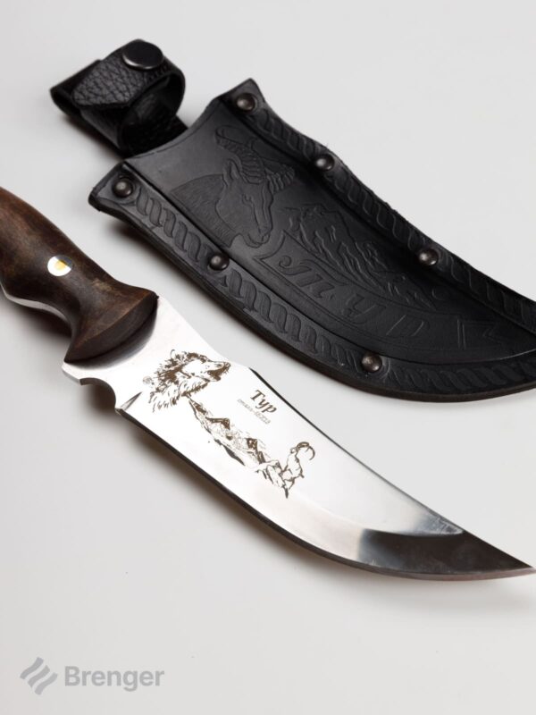 Шашлычный набор «BRENGER Hunter» в чехле из натуральной кожи, 4 пр