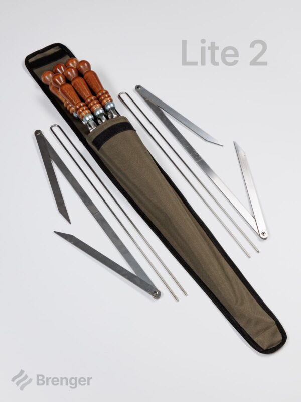 Шашлычный набор «BRENGER Lite 2» в узком чехле (оксфорд), 4 пр