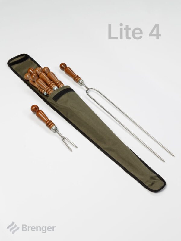 Шашлычный набор «BRENGER Lite 4» в узком чехле (оксфорд), 4 пр