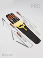 Шашлычный набор «BRENGER PRO» в широком чехле (оксфорд), 8 пр