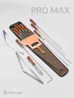 Шашлычный набор «BRENGER PRO MAX» в широком чехле (оксфорд), 8 пр