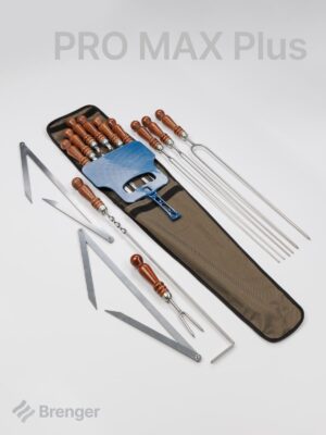 Шашлычный набор «BRENGER PRO MAX Plus» в широком чехле (оксфорд), 8 пр